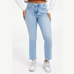NWOT Good American Straight Jeans